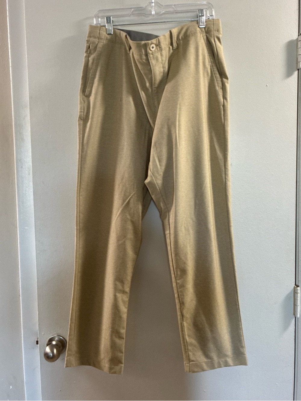 Tommy Bahama Tan Straight-Leg Chinos